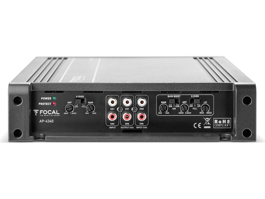 佐*藤様 Focal AP-4340 アンプ Focal AP 4340 Auditor Series 4-channel car amplifier — 70 watts