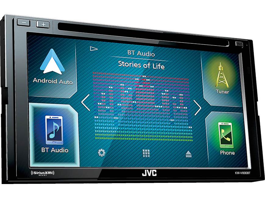 JVC KW-V830BT DVD receiver at Crutchfield