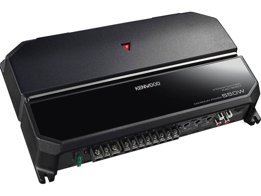 Kenwood KAC-6407 4-channel car amplifier — 40 watts RMS x 4 at