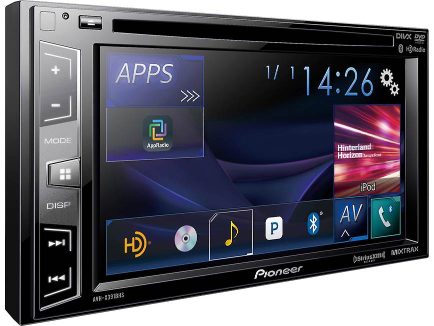 Pioneer AVH-X391BHS DVD receiver at Crutchfield