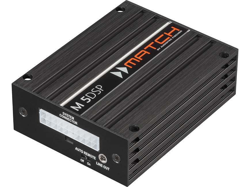 MATCH M 5DSP Compact 5-channel car amplifier with digital signal