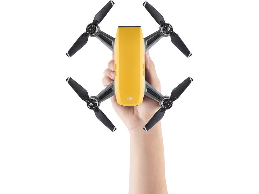 ドローン DJI Spark フルセット（黄色） DJI Spark Mini Drone (Sunrise Yellow) Compact quadcopter with HD