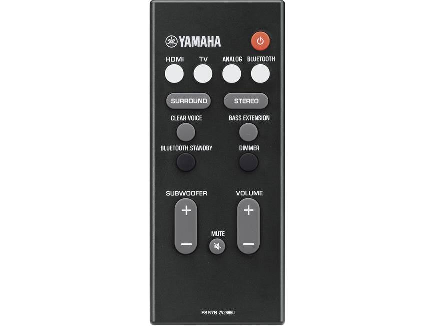 Yamaha YAS-207 Powered sound bar with 4K/HDR video passthrough and