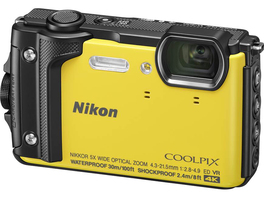 Nikon Coolpix W300 (Yellow) 16-megapixel waterproof/shockproof
