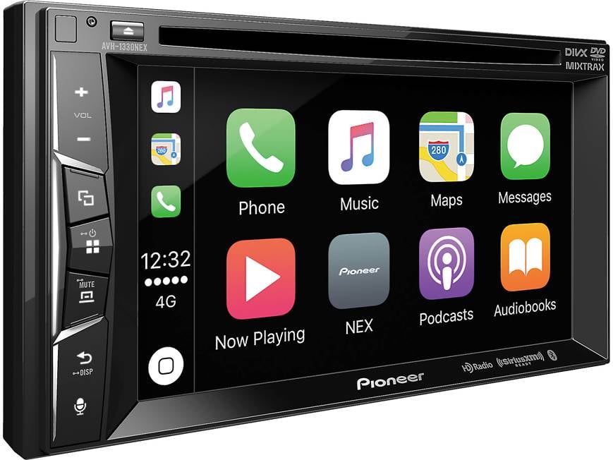 Pioneer AVH-1330NEX DVD receiver at Crutchfield