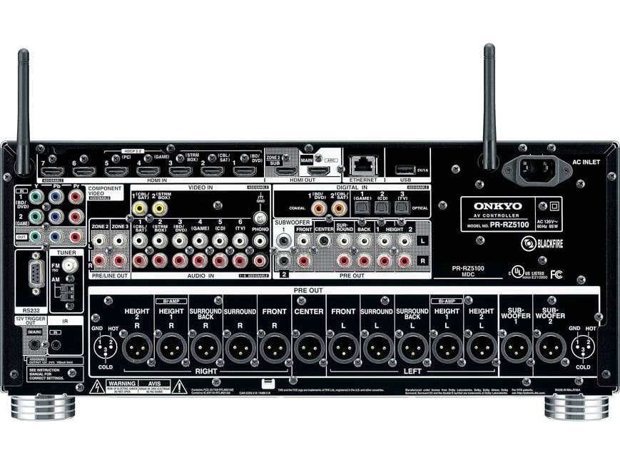 Onkyo PR-RZ5100 Home theater preamp/processor with 11.2-channel