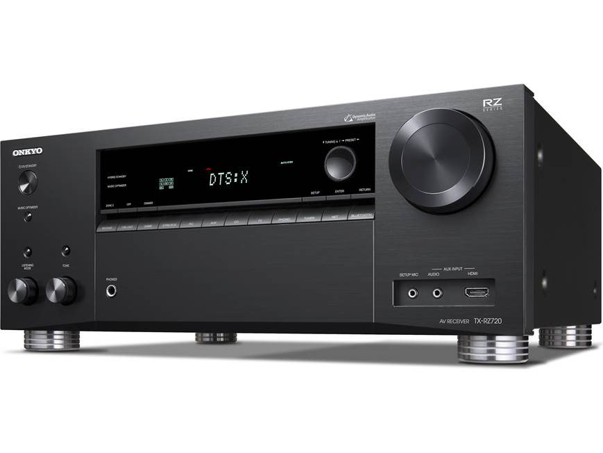 Onkyo TX-RZ720 7.2-channel home theater receiver with Wi-Fi