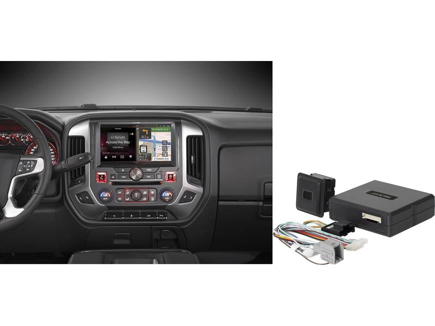 Alpine X110-SRA In-Dash Restyle System Custom-fit navigation receiver ...