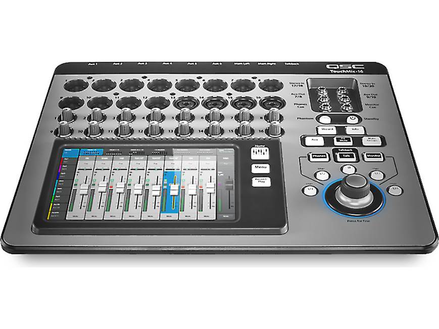 QSC TouchMix-16 16-channel digital mixer at Crutchfield
