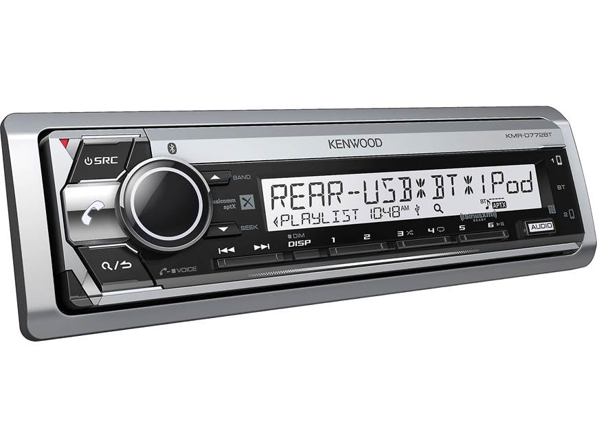 Kenwood KMR-D772BT Marine CD receiver with Bluetooth® at Crutchfield