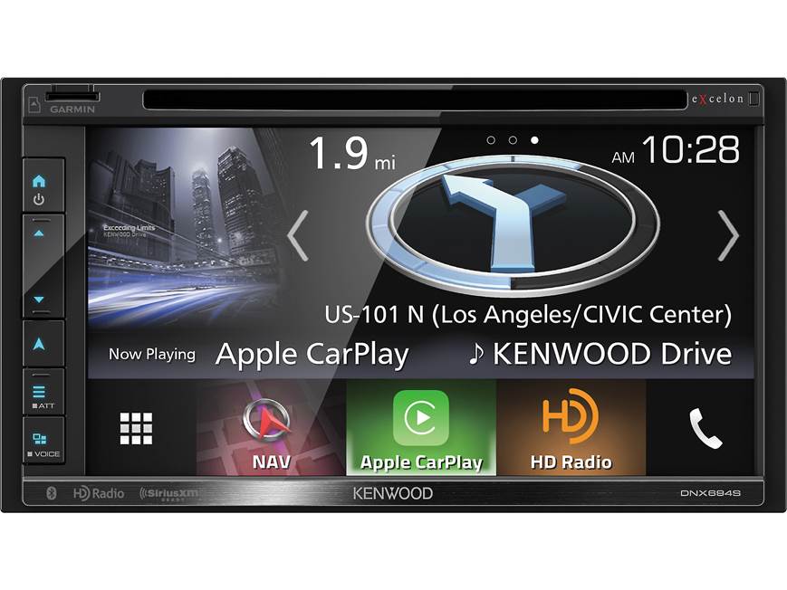 Kenwood Excelon DNX694S Navigation receiver at Crutchfield