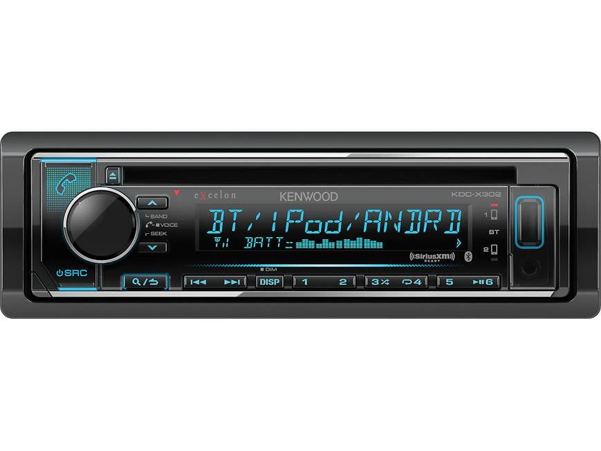 Kenwood Excelon KDC-X302 CD receiver at Crutchfield