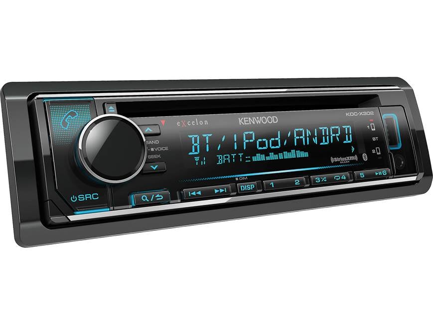 Kenwood Excelon KDC-X302 CD receiver at Crutchfield