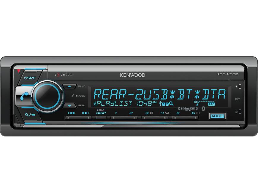 Kenwood Excelon KDC-X502 CD receiver at Crutchfield