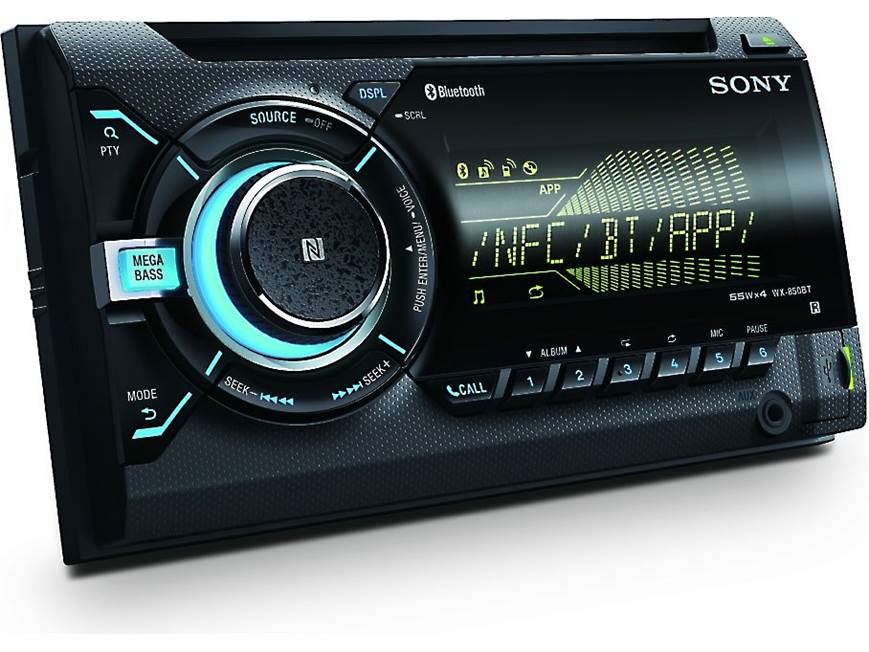 Sony WX-850BT CD receiver at Crutchfield