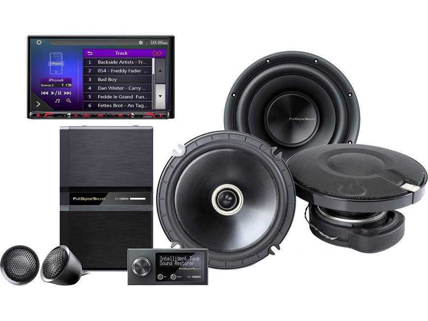 Clarion Full Digital Sound System with Receiver Includes VX807 DVD