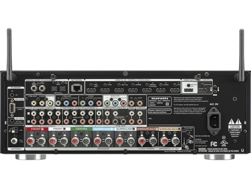 Marantz SR5012 7.2-channel home theater receiver with Wi-Fi