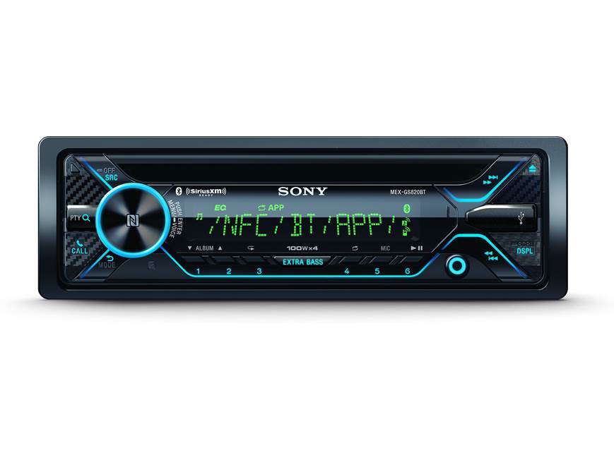 Sony MEX-GS820BT CD receiver at Crutchfield