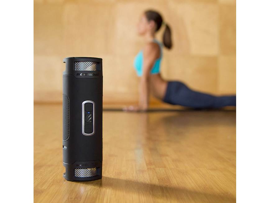 Scosche boomBOTTLE®+ (Black/Space Gray) Waterproof portable