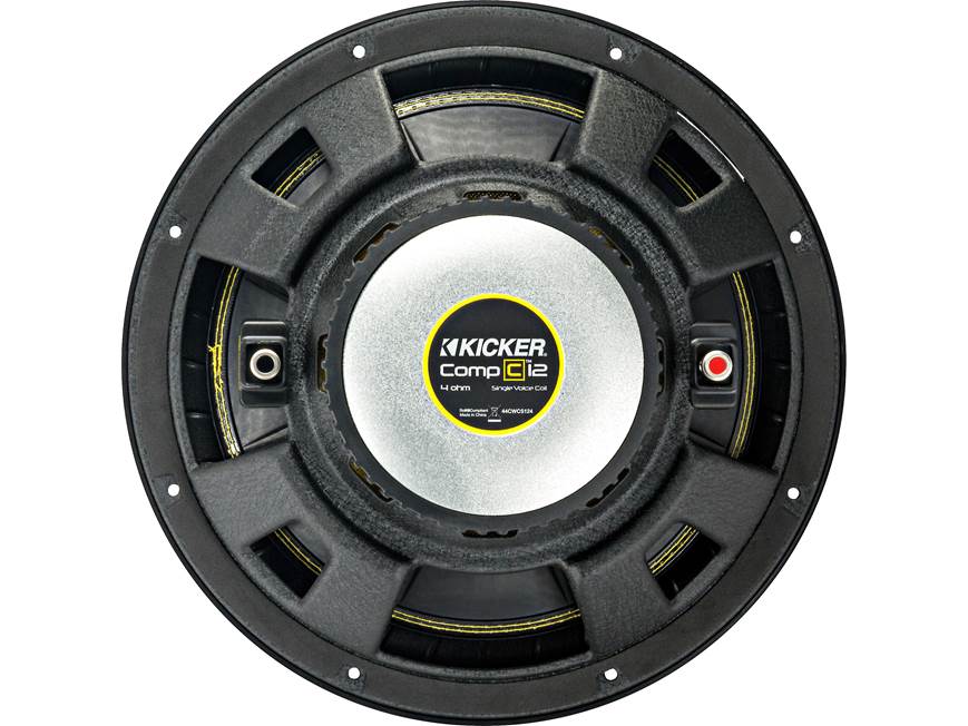 12インチ（30CM）4Ω サブウーハーCWCS12 (44CWCS124） Kicker 44CWCS124 CompC Series 12