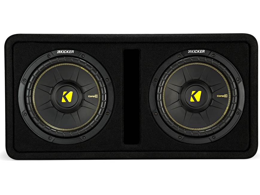 M*a様 KICKER CompR 12インチ ウーファーセット GM-D810 Kicker 44DCWC102 Ported enclosure with dual 10