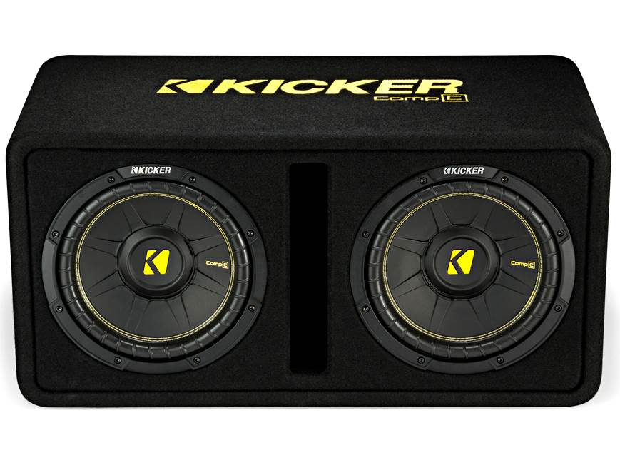 Kicker 44DCWC102 Ported enclosure with dual 10
