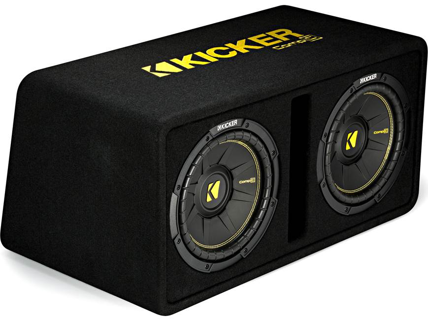 Kicker 44DCWC102 Ported enclosure with dual 10