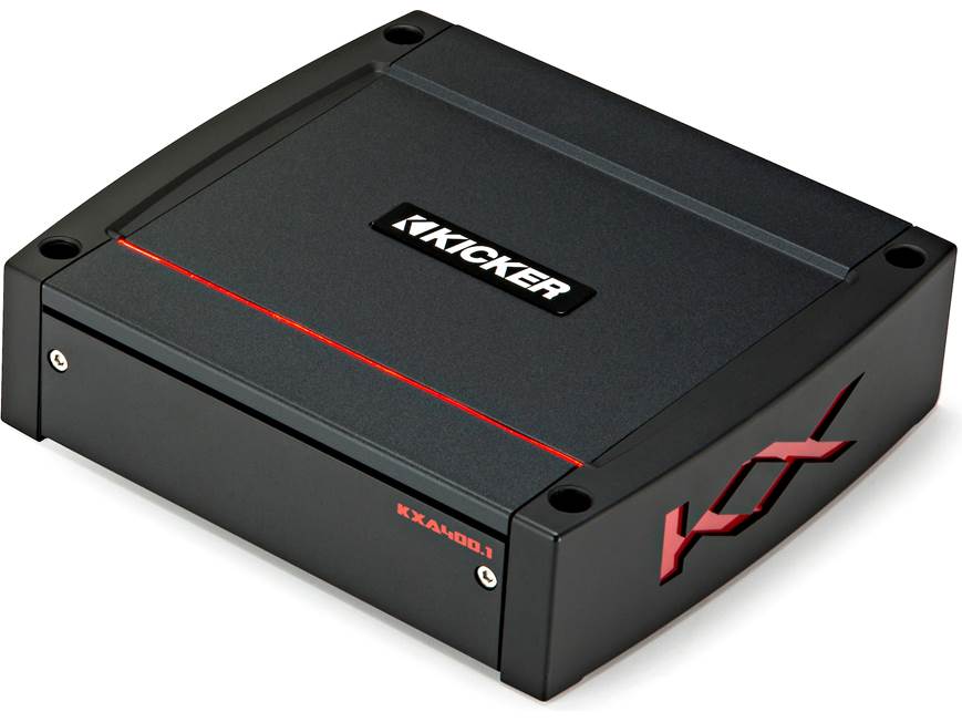 Kicker 44KXA400.1 Mono subwoofer amplifier — 400 watts RMS x 1 at