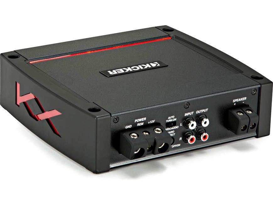 Kicker 44KXA400.1 Mono subwoofer amplifier — 400 watts RMS x 1 at
