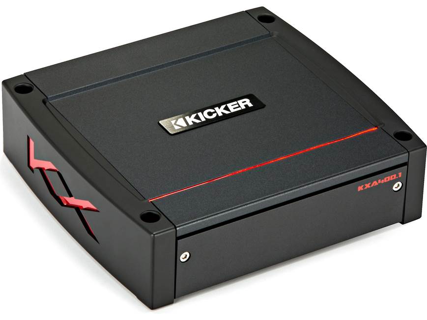 Kicker 44KXA400.1 Mono subwoofer amplifier — 400 watts RMS x 1 at