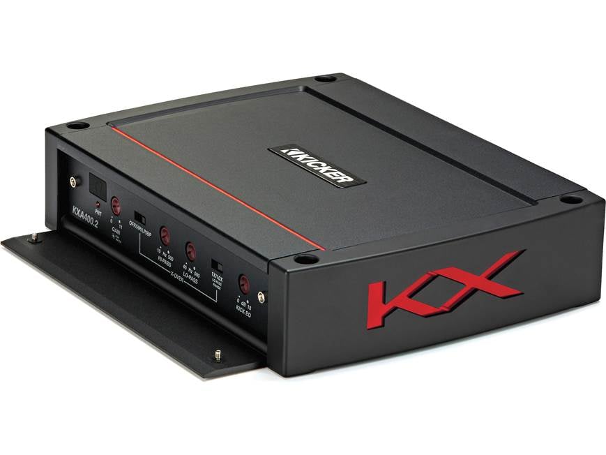 KICKER KX400.4 4チャンネルアンプ 400W RMS Kicker 44KXA400.2 2-channel car amplifier — 100 watts RMS x 2 at