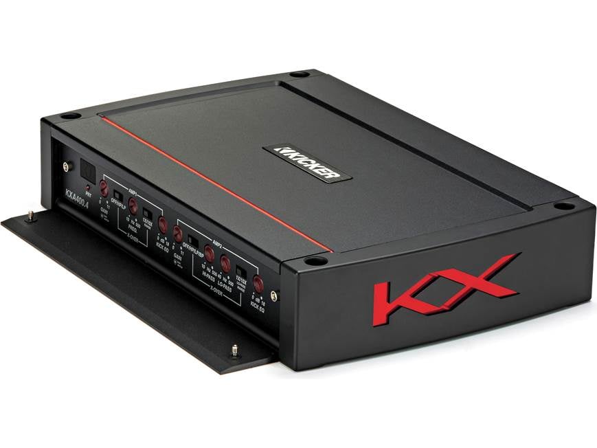 Kicker 44KXA400.4 4-channel car amplifier — 50 watts RMS x 4 at
