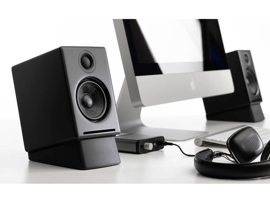 Audioengine A2+ (Satin Black) Powered desktop stereo speaker