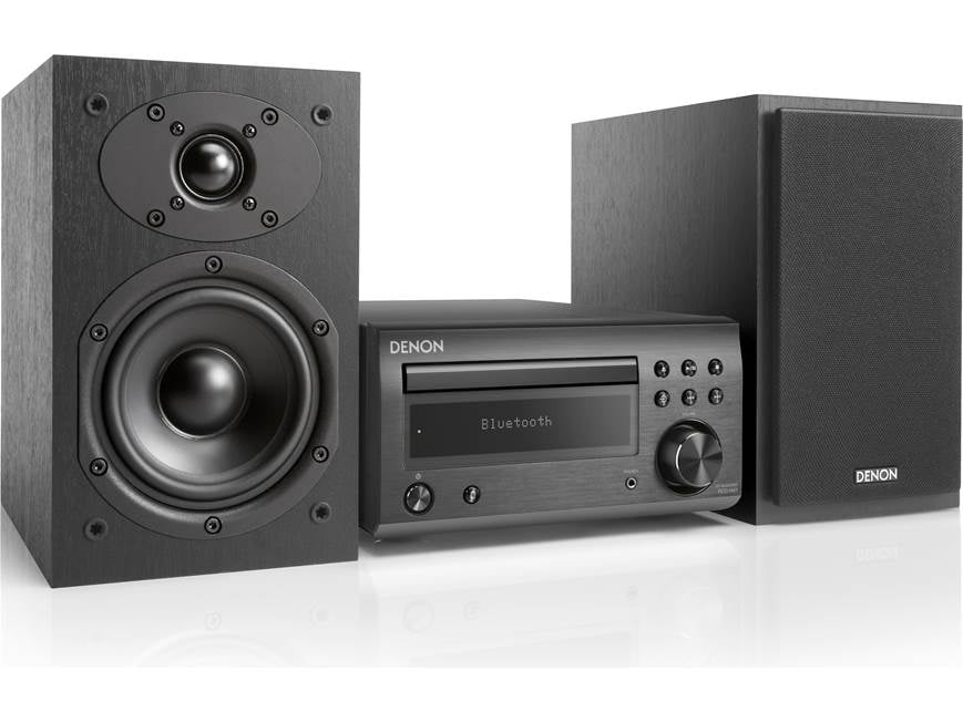 Denon D-M41 CD/FM micro desktop stereo system with Bluetooth® at