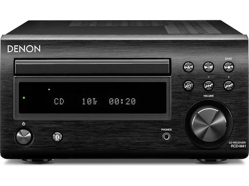 Denon D-M41 CD/FM micro desktop stereo system with Bluetooth® at
