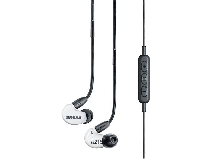 Shure SE215-BT1 (White) Sound Isolating™ earphones with wireless