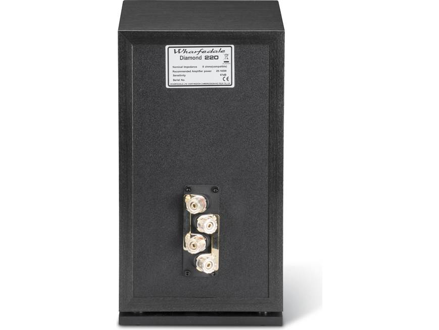 Wharfedale Diamond 220 (Blackwood) Bookshelf speakers (Blackwood