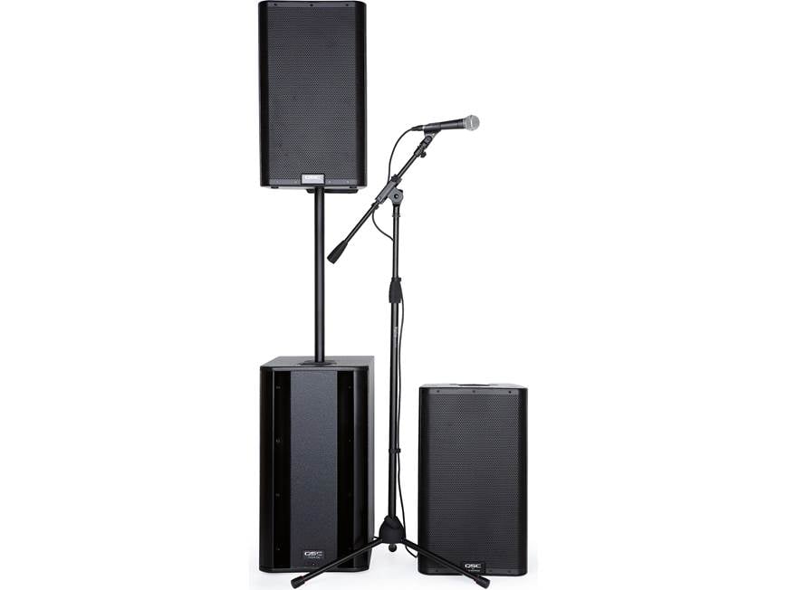 dj equipment qsc dj speakers