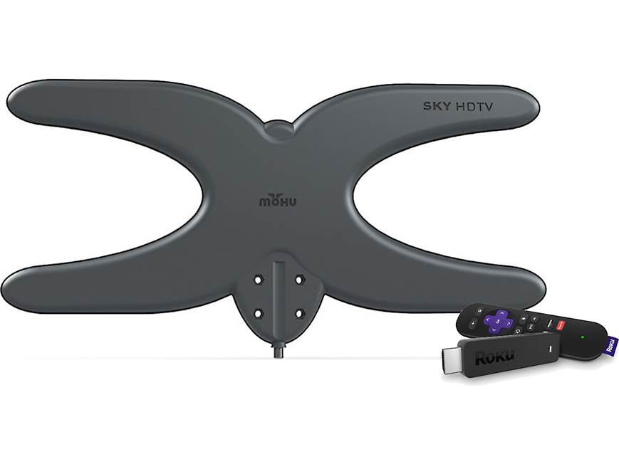 Roku + Mohu Cut-the-Cord Starter Kit (Sky Edition) Includes Roku