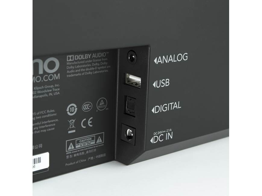 Jamo SB 36 (Heathered Black) Powered sound bar with Bluetooth