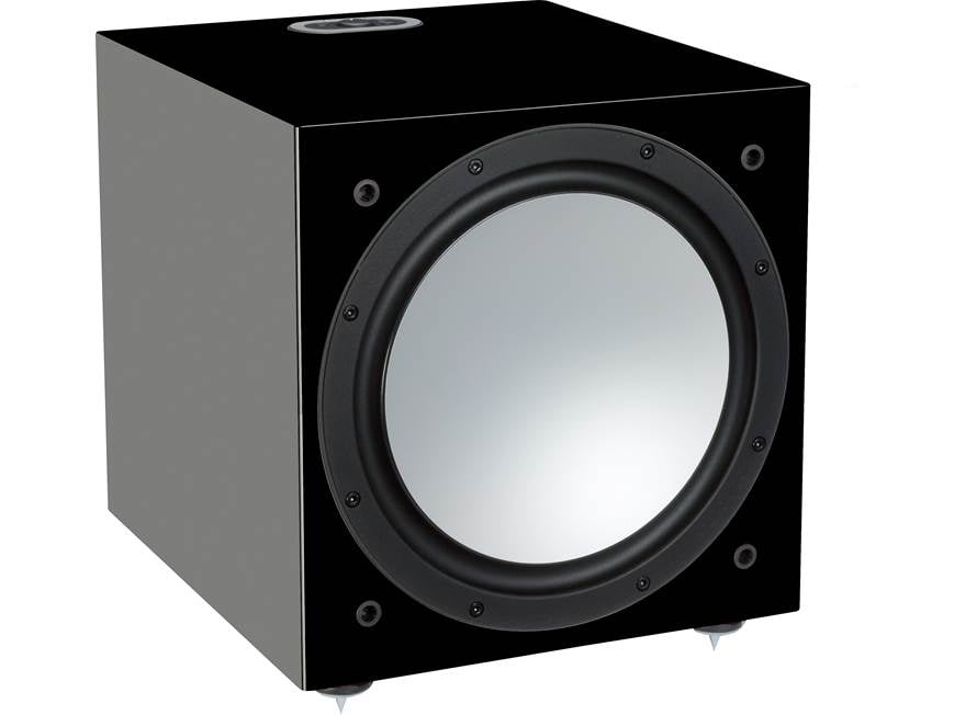 【激レア】Monitor Audio W-12 Silver ローズナット Monitor Audio Silver W-12 (High Gloss Black) Powered subwoofer