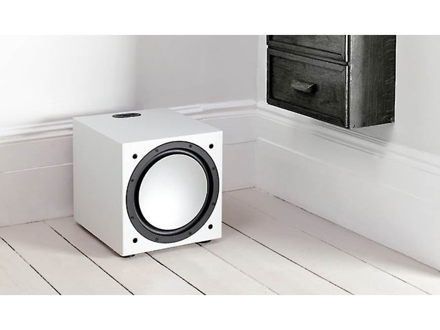 Monitor Audio Silver W-12 (Satin White) Powered subwoofer with