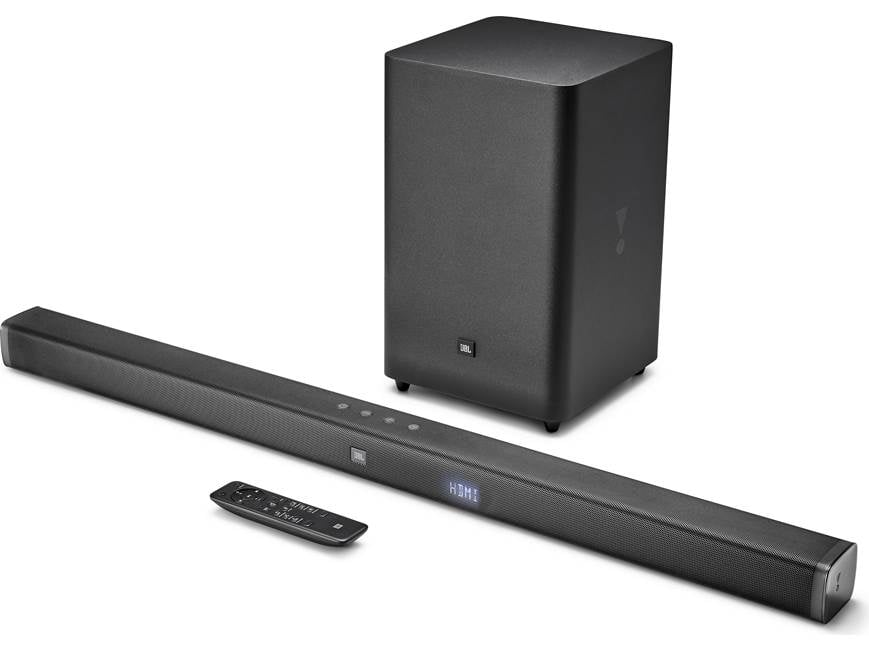 JBL Bar 2.1 Powered sound bar with wireless subwoofer and