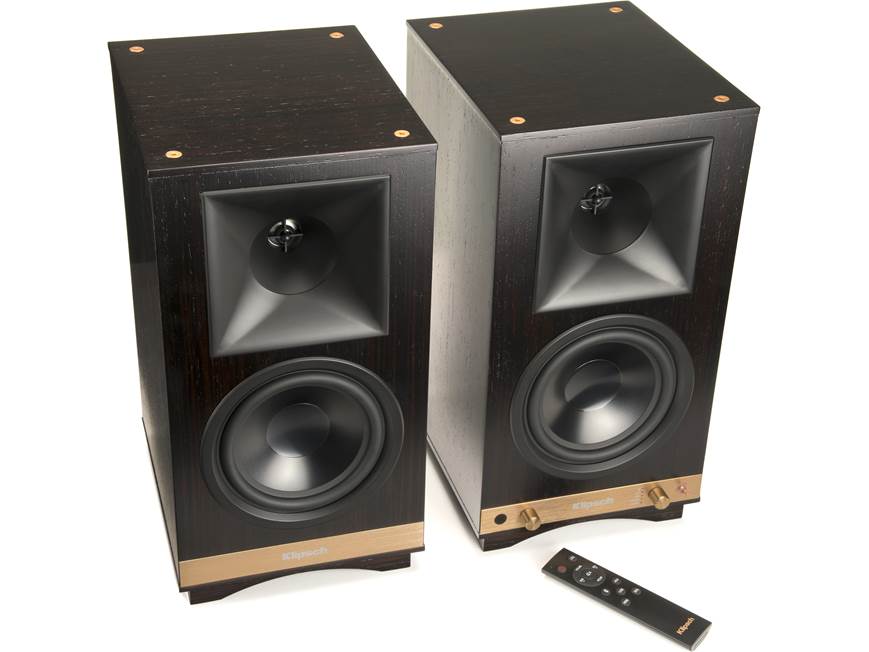 Klipsch The Sixes (Ebony) Powered bookshelf speakers with