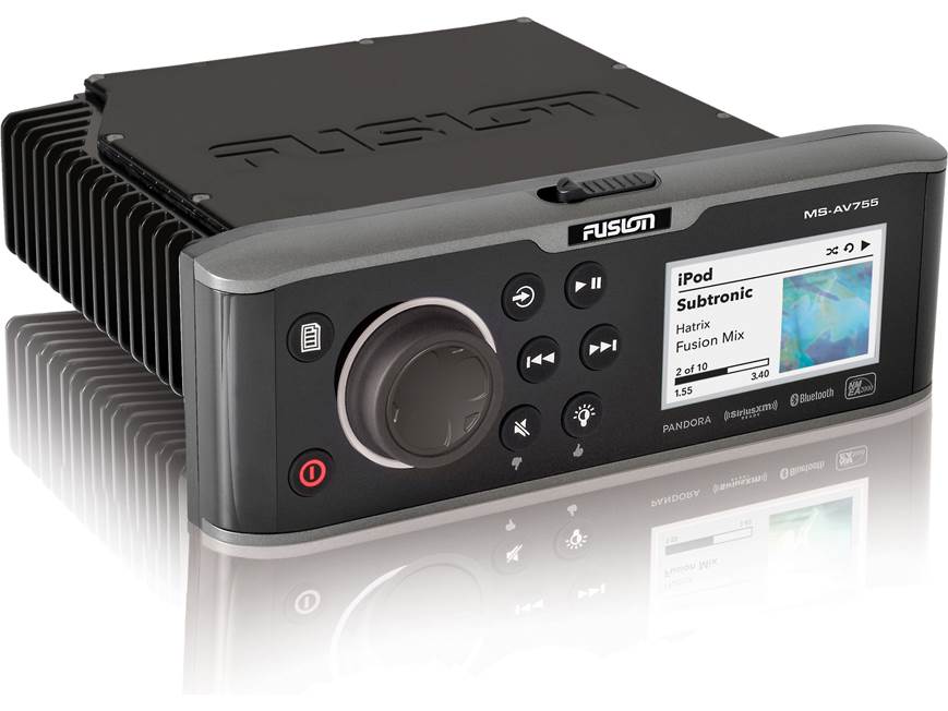 Fusion MS-AV755 Marine DVD receiver with Bluetooth® at Crutchfield