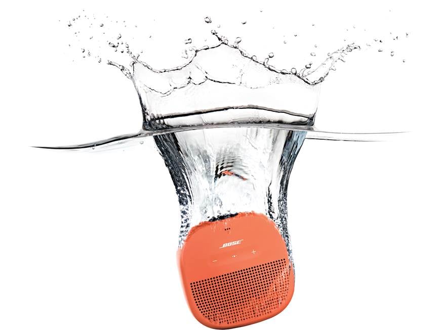 Bose SoundLink Micro (Orange with purple strap) Waterproof