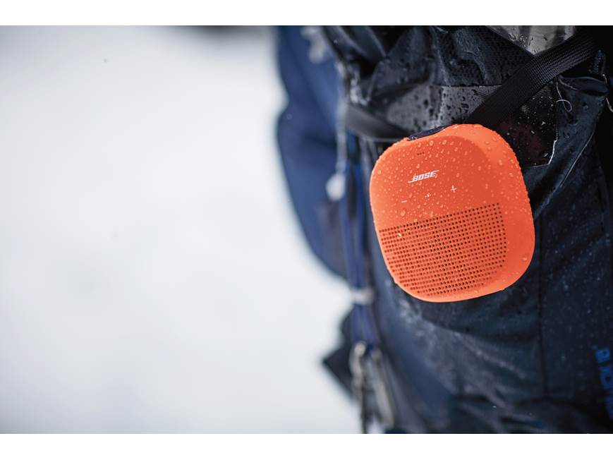 Bose SoundLink Micro (Orange with purple strap) Waterproof