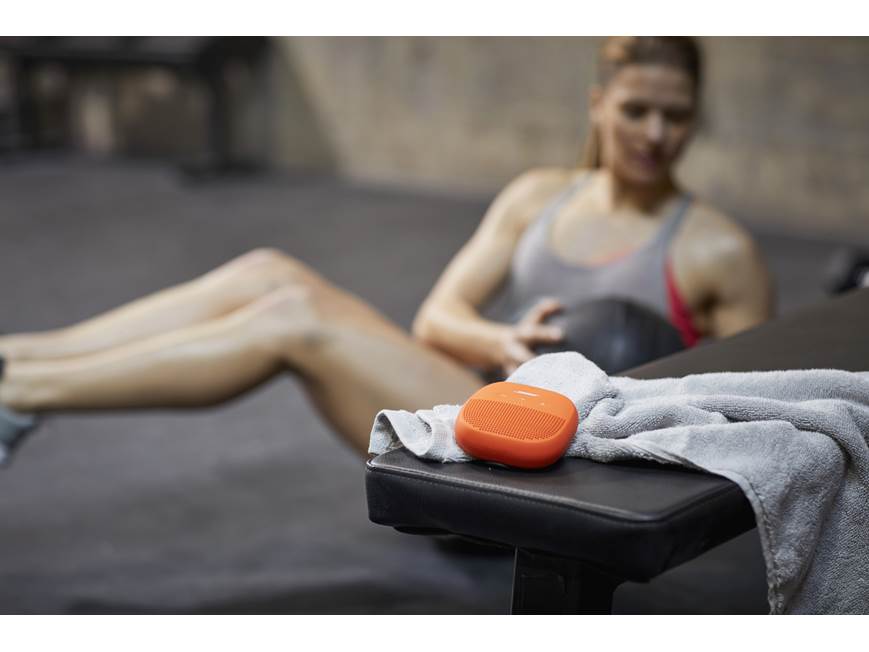 Bose SoundLink Micro (Orange with purple strap) Waterproof