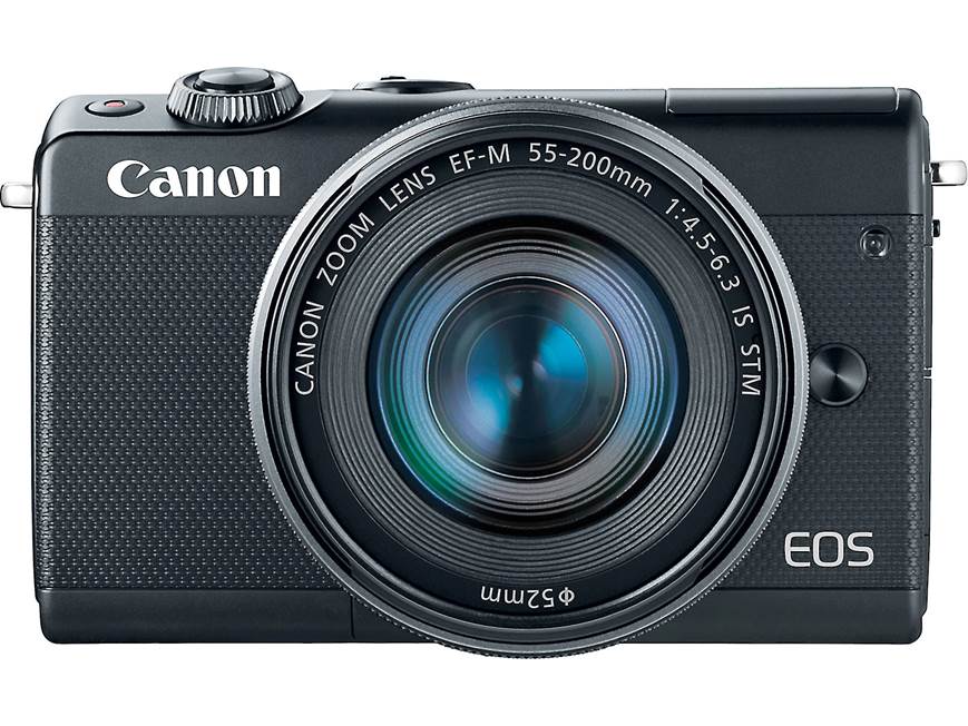 Canon EOS M100 Two Lens Kit (Black) 24.2-megapixel mirrorless