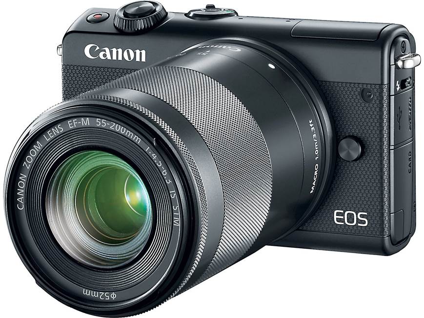 Canon EOS M100 Two Lens Kit (Black) 24.2-megapixel mirrorless